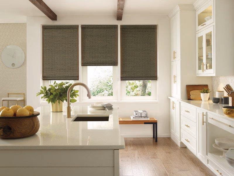 Motorized roller shades with whisper-quiet operation and PowerView Gen 3 smart home integration installed by La Grange Window Coverings in Windsor CA 95492